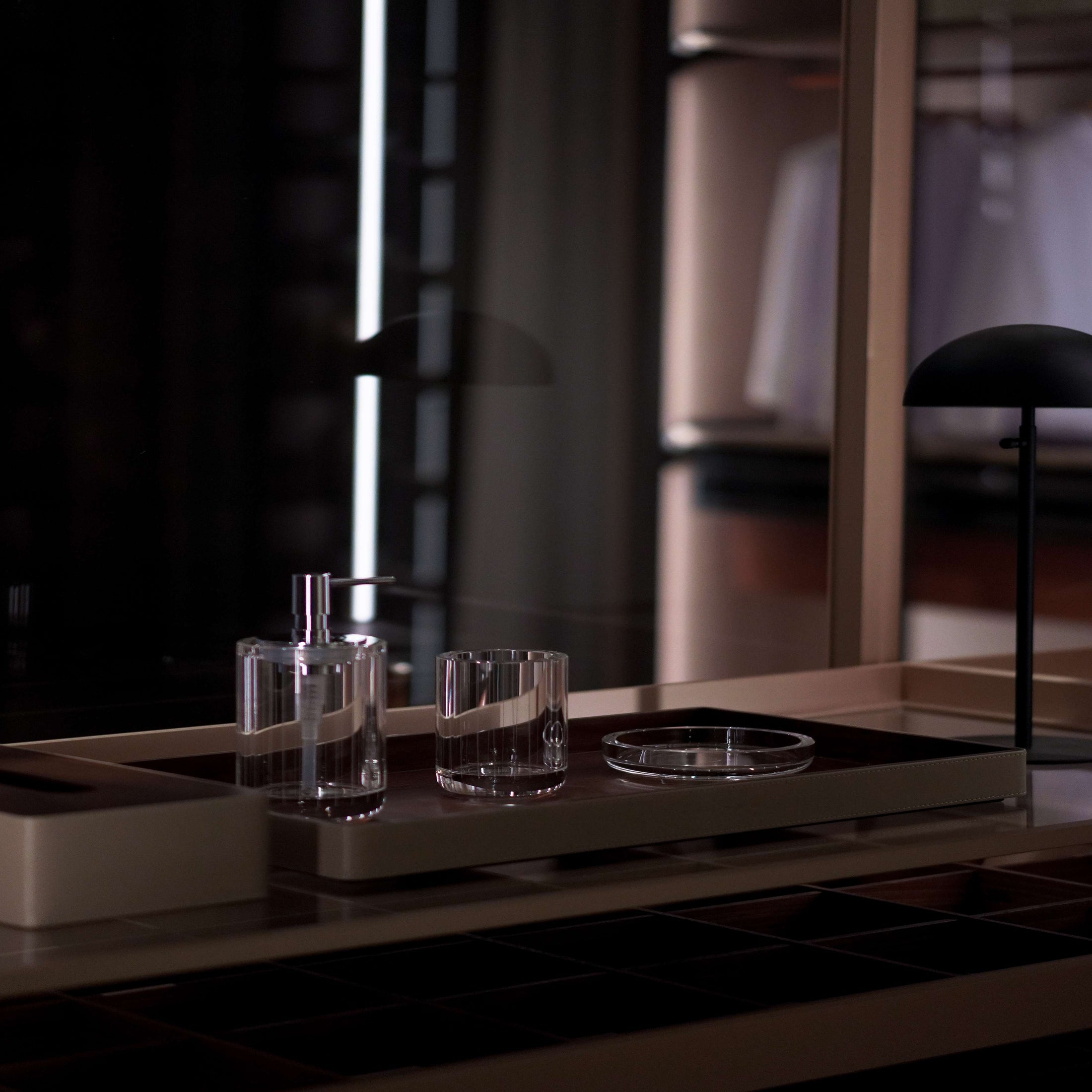 Resong Bathroom Storage High transparent crystal