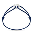 Load image into Gallery viewer, WECORD Mini White Soho Bracelet with Navy Cord
