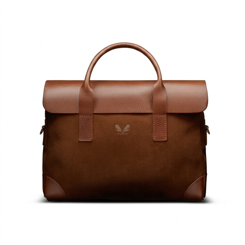 Suede Brief- Tobacco Brown