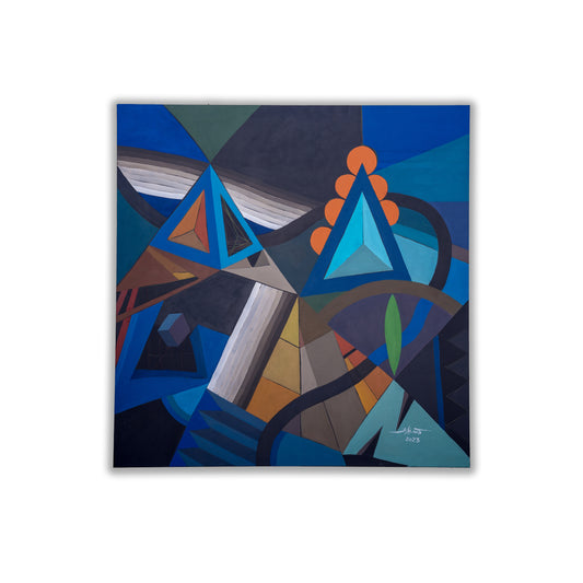 Mohammad Farea Painting Wall Art – 13 | 53x153 cm