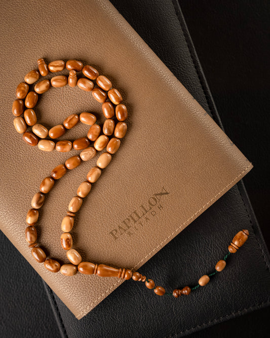 Coconut Shell Wood Subha – 51 beads