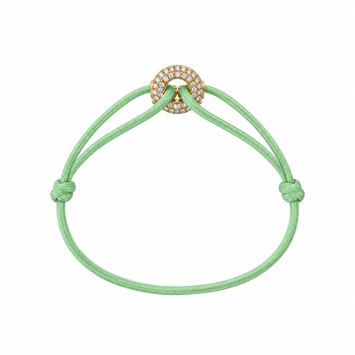 WECORD Mini Golden Pave - Light Green Cord