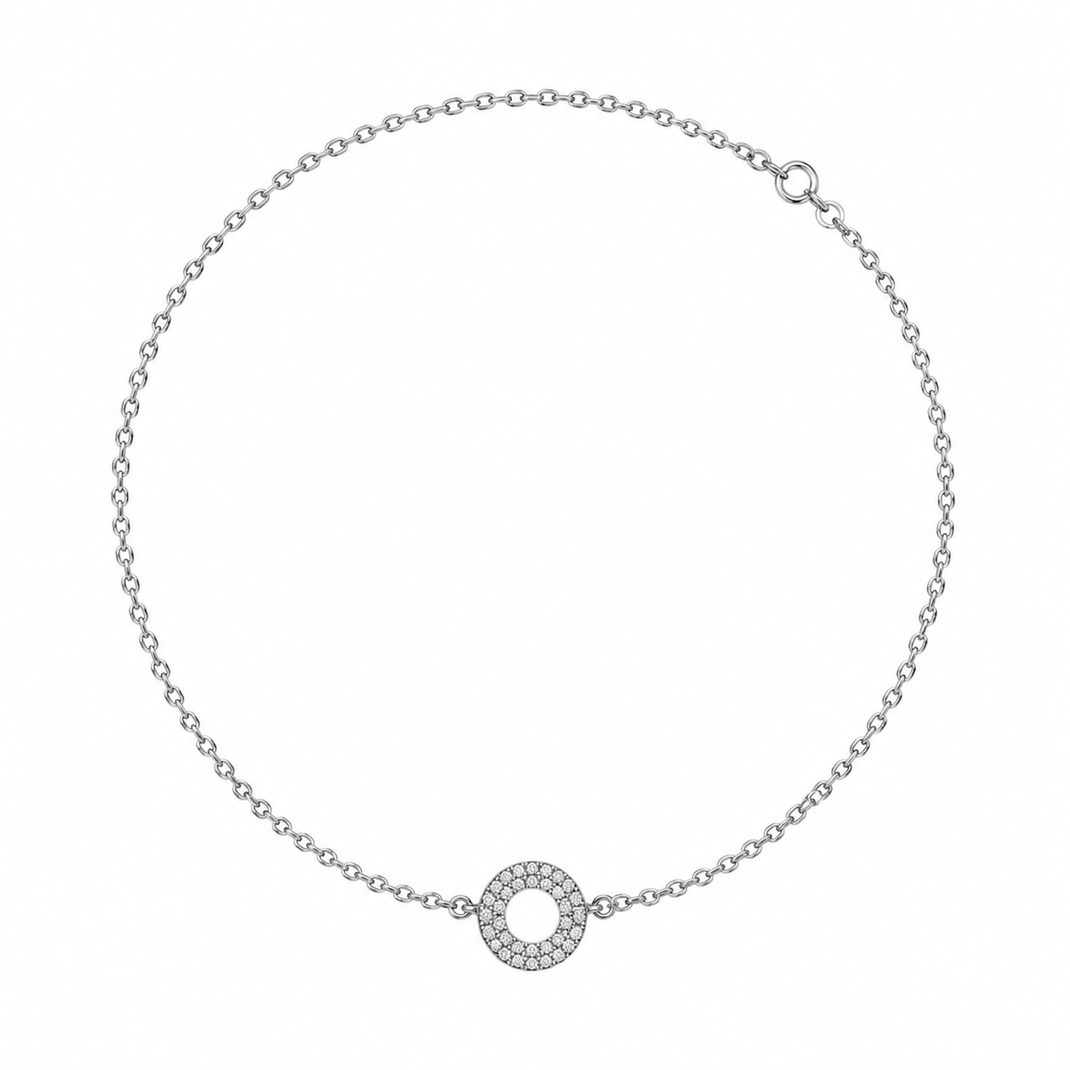 WECORD Mini Silver Soho Pave Chain
