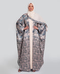 Load image into Gallery viewer, Summer Abaya Blue Bubble design

