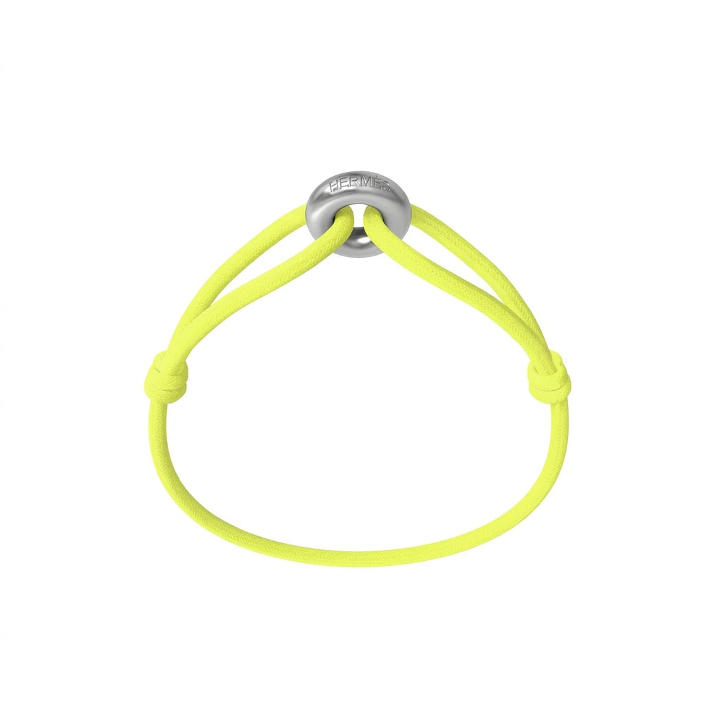 WECORD Silver Soho with Neon Yellow Cord