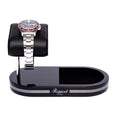 Load image into Gallery viewer, Formula Watch Stand With Tray - Black Silver
