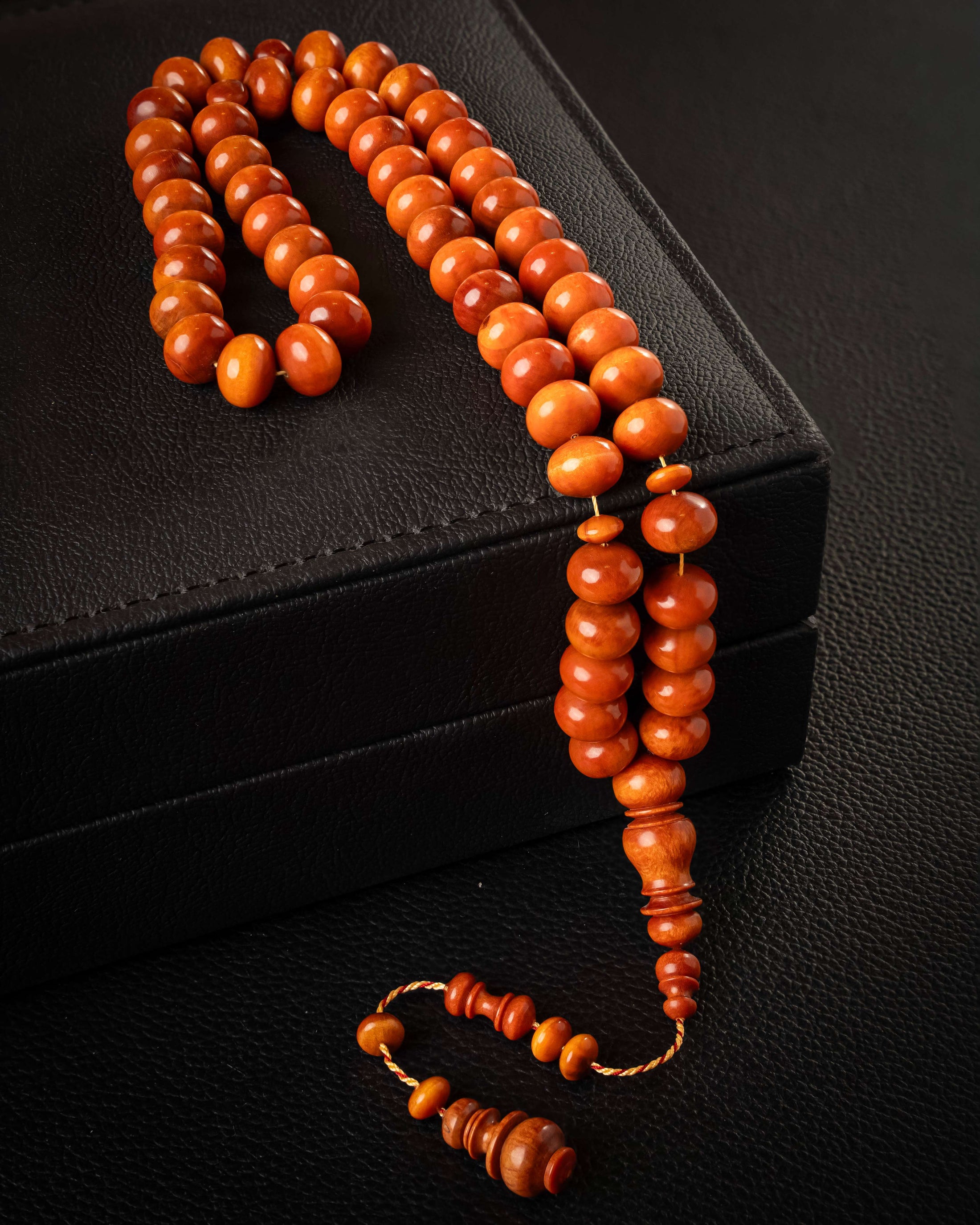 Rhinoceros Wood Subha – 53 beads