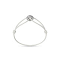 Load image into Gallery viewer, WECORD Mini Silver Soho Bracelet with White Cord
