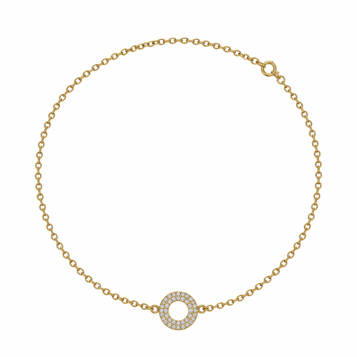 WECORD Mini Gold Soho Pave Chain
