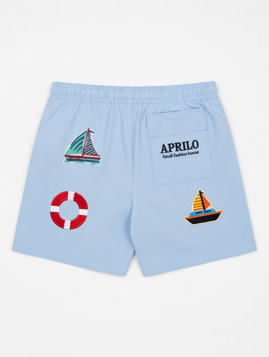 Aprilo Sky Blue Short