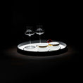 Load image into Gallery viewer, Optical Art Lacquered Round Tray-Black M
