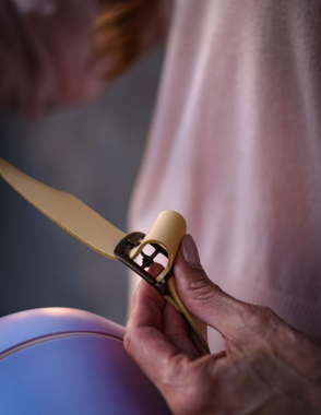 POLARBOX Lilac Cooler Box with Yellow Pop Strap - 20L