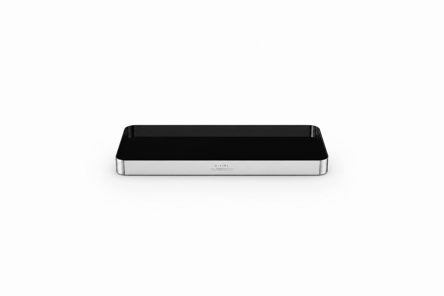 HD Polished Tray- Jet Black M