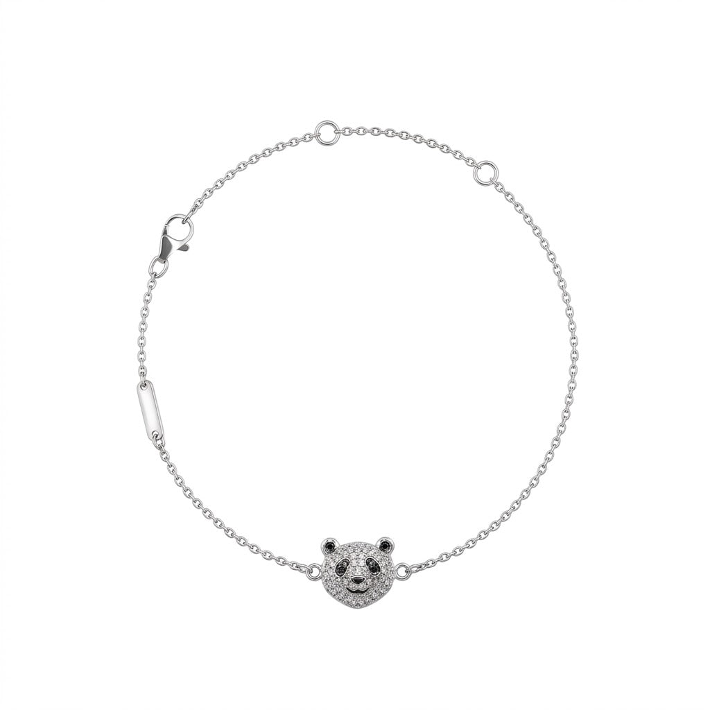 WECORD Silver Panda Bracelet