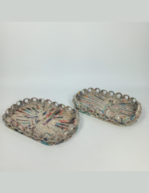 ANAMIL Paper Oval Tray 40.5X27cm
