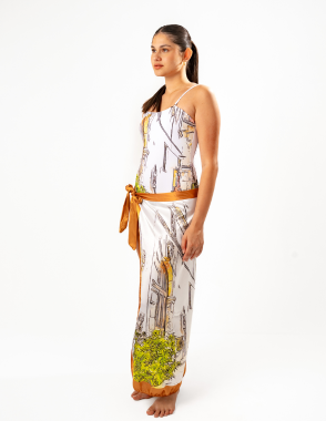 APRILO White Swim Suit | Small