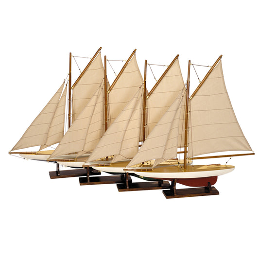AUTHENTIC MODELS Mini Pond Yachts Set 4
