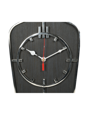 ART DECO DESK CLOCK SILVER
