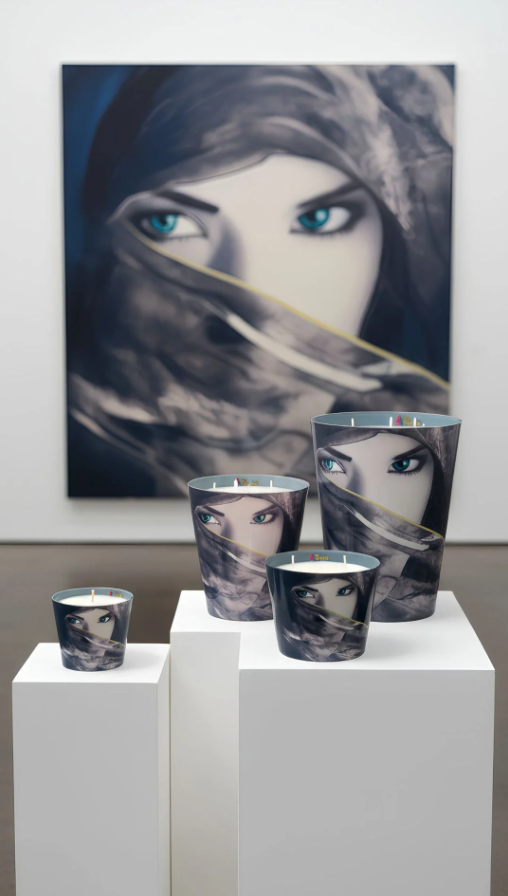 Arabian Eyes Candle 16cm