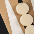 Load image into Gallery viewer, Handmade Mocha Brown Inlaid Leatherette Backgammon with Sideracks 48x30cm
