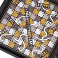 تحميل الصورة إلى عارض المعرض، Chess-Backgammon-Ludo-Snakes - Black - Ivory - Walnut replica wooden case
