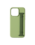 Load image into Gallery viewer, CONCEPTO Avocado Silicon Side Strap Case for iPhone 14 Pro
