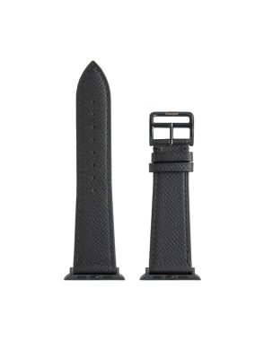 CONCEPTO Black Epsom Watch Strap 42-49 mm | Black