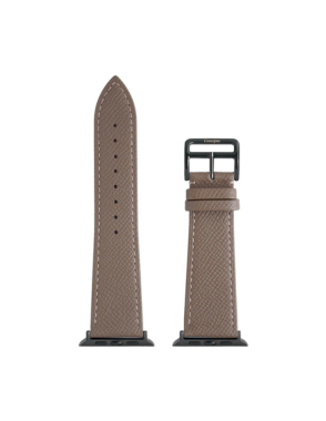 CONCEPTO Taupe Epsom Watch Strap 42-49 mm | Black
