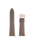 Load image into Gallery viewer, CONCEPTO Taupe Epsom Watch Strap 42-49 mm | Rose Gold
