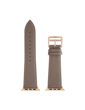 CONCEPTO Taupe Epsom Watch Strap 42-49 mm | Rose Gold
