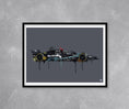 تحميل الصورة إلى عارض المعرض، Lewis Hamilton 2022 Mercedes F1 Print 32x24 Black
