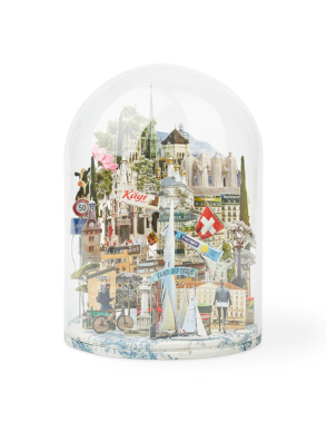 The Globe Map Geneva-M