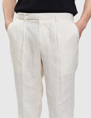 GUENS & CO Mediterranean Off-White Pants | X Large