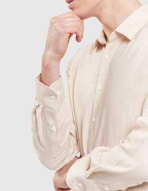 Tropezian Linen Shirt BEIGE XL