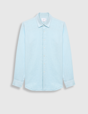 Tropezian Linen Shirt CYAN XL