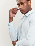 تحميل الصورة إلى عارض المعرض، Tropezian Linen Shirt CYAN L
