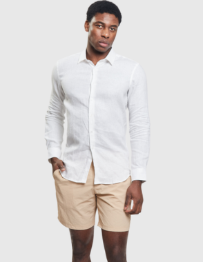 GUENS & CO Alexandre Beige Swim Trunks | Medium