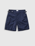 Load image into Gallery viewer, GUENS & CO Alexandre Navy Swim Trunks | Small
