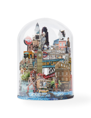 The Globe Map London-M