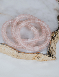 Load image into Gallery viewer, Rose quartz hand made faceted bracelate
