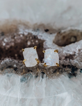 Load image into Gallery viewer, LINDEZA Moonstone Stud Earrings
