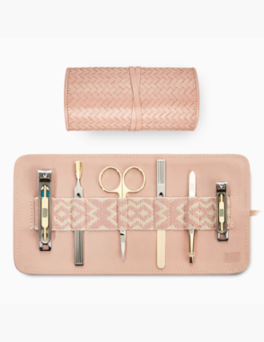 MANTIDY HERRINGBONE GROOMING ROLL Dusty Pink