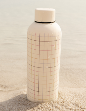 MAY.OH Checkered Water Bottle - 500 ml
