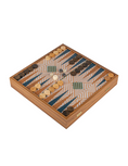 تحميل الصورة إلى عارض المعرض، Chess-Backgammon-Ludo-Snakes - Retro Design- Walnut replica wooden case
