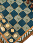 تحميل الصورة إلى عارض المعرض، Chess-Backgammon-Ludo-Snakes - Retro Design- Walnut replica wooden case
