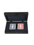 Load image into Gallery viewer, MANOPOULOS Playing Cards in Black Wooden Case
