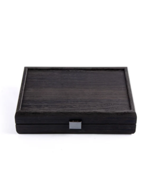 MANOPOULOS Playing Cards in Black Wooden Case