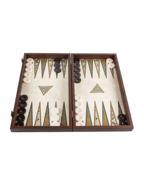 MANOPOULOS Handmade Wooden Backgammon printed-Folk Art 48x26cm