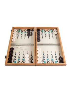 Handmade Wooden Backgammon printed-Anatolia 48x26cm