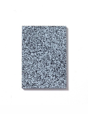 MUY STATIONERY Spray Splash Blue Pale Soft Cover A6 Notebook